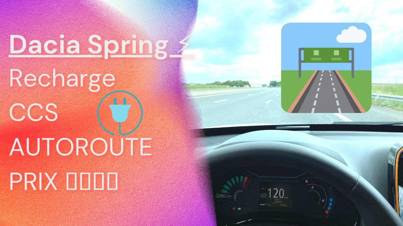 Dacia Spring électrique ⚡️ recharge 🔌 CCS sur autoroute 🛣 ! Prix, puissance, concurrence