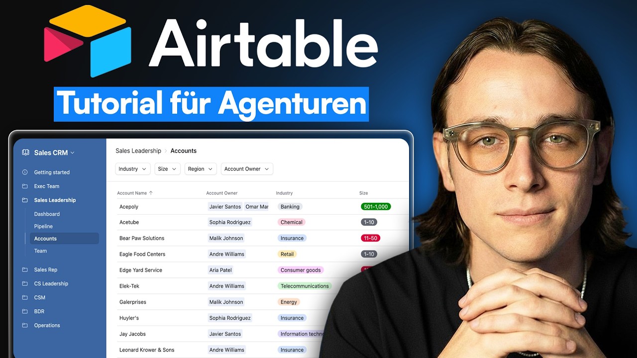 Airtable für Agenturen:  Forms, Data, Interfaces & AI erklärt