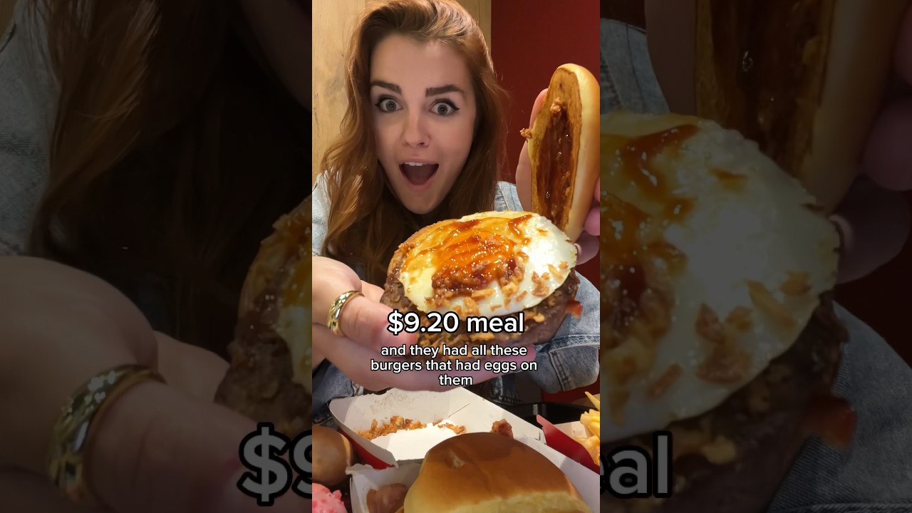 Everything I ate at McDonald&rsquo;s in Spain! #foodie #eating #mcdonalds #spain#barcelona#fastfood#shorts