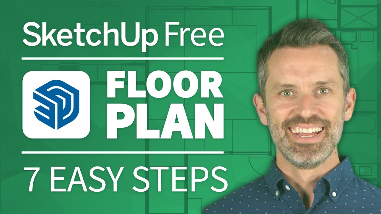 Как создать план этажа с помощью SketchUp Free (7 ПРОСТЫХ шагов)
