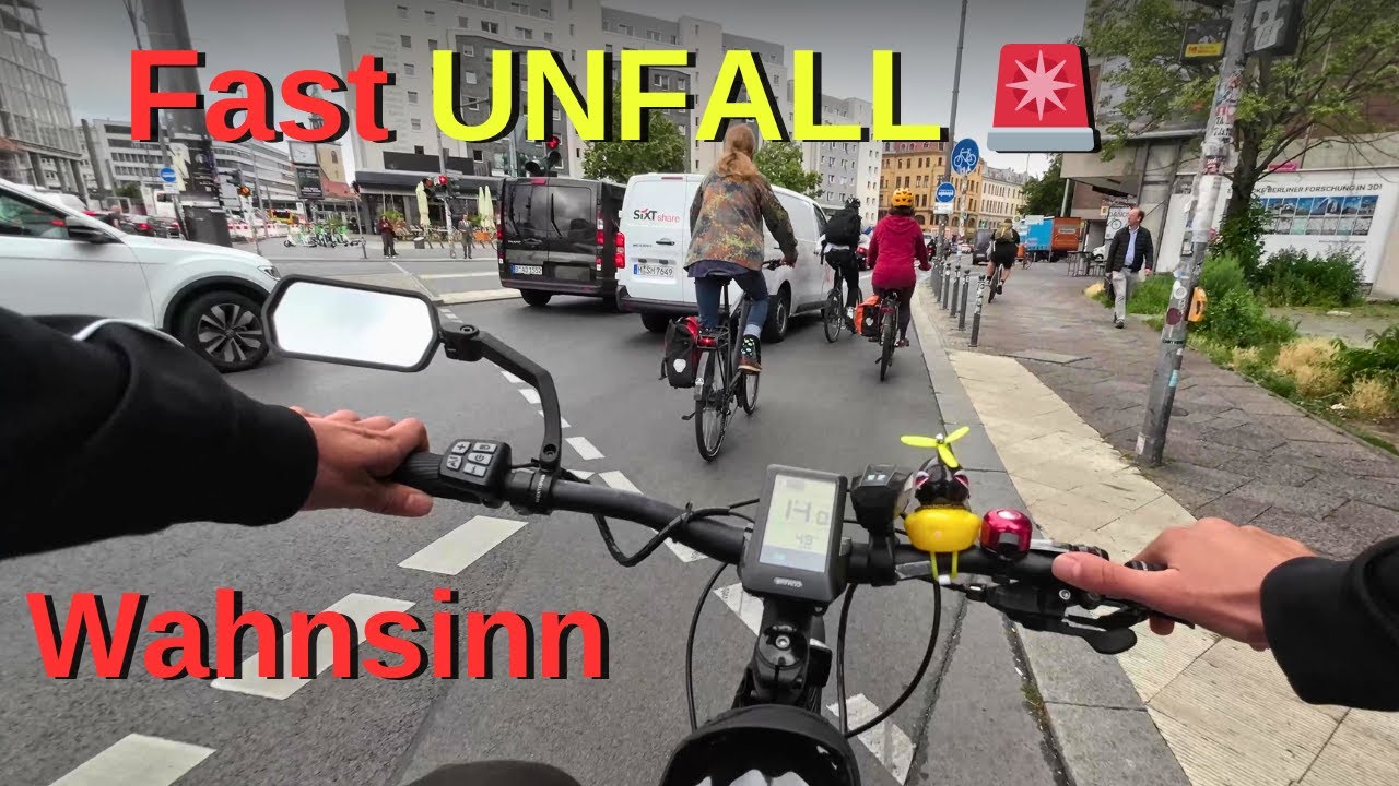 Wie gef&auml;hrlich ist Radfahren in Berlin? Ich teste es selbst!