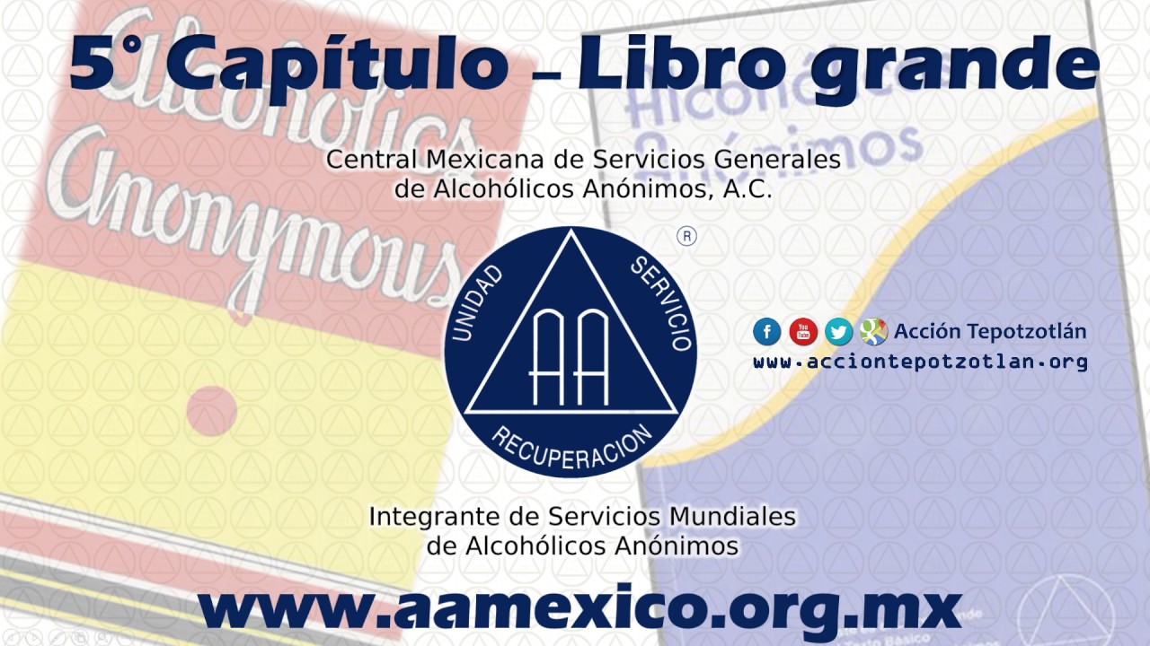Cap&iacute;tulo 5 Libro Grande de Alcoh&oacute;licos An&oacute;nimos AUDIO