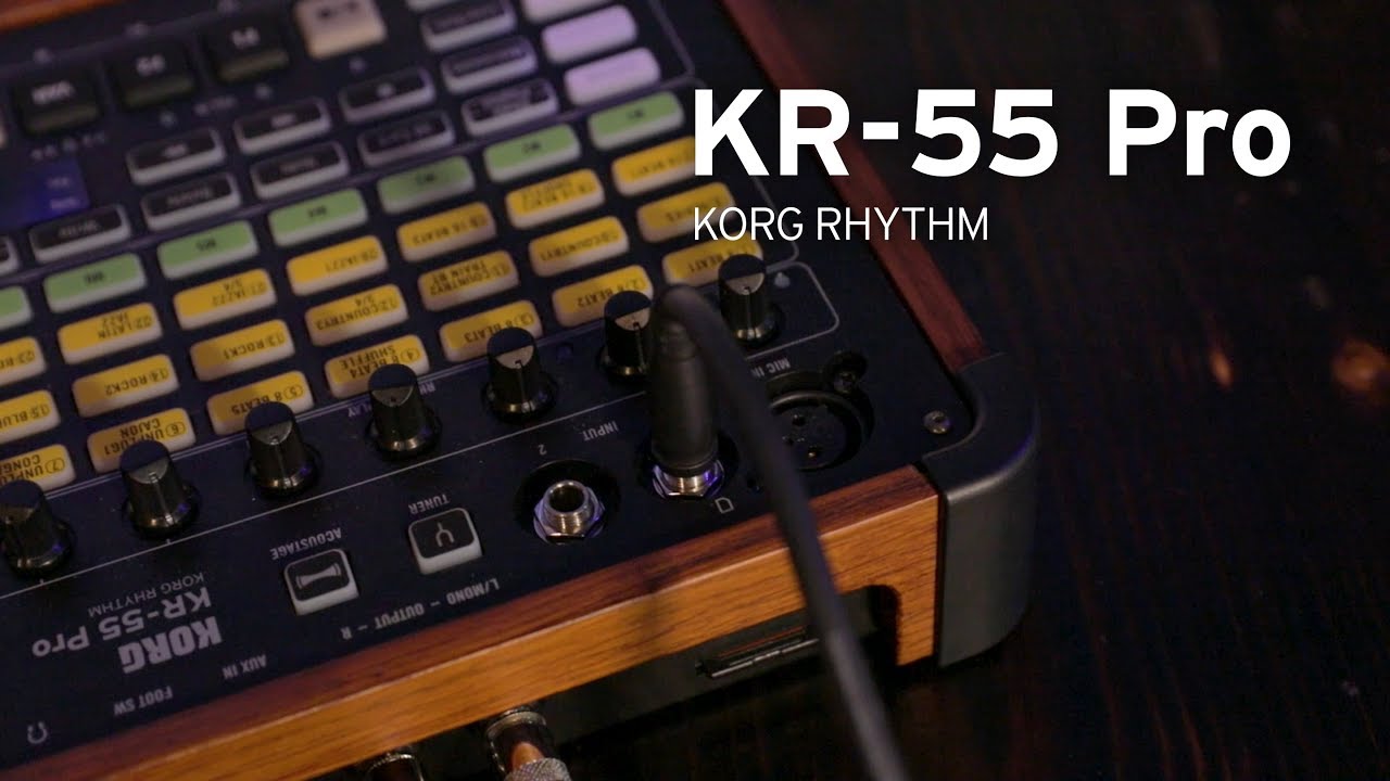 KORG KR-55 Pro: a Comprehensive Rhythm and Drum Machine