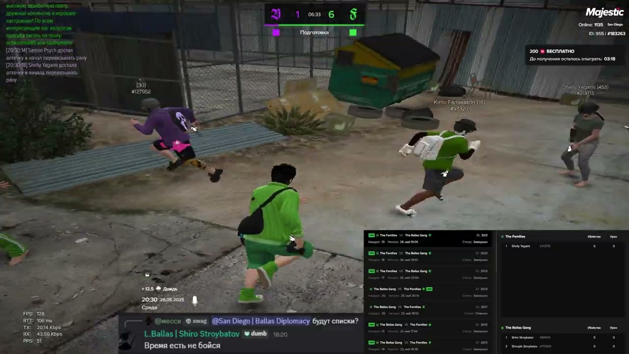 player / enemy famq