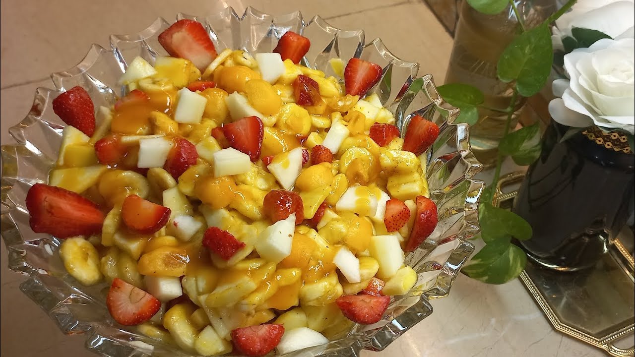 Fruit Chaat Recipe By Ruby||Easy and Delicious||Ramadan Special Recipe||#fruitchaat #food