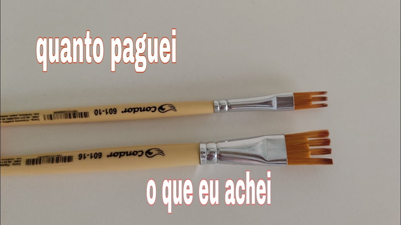 comprei pincel garfo para fazer cachinhos nas bonequinhas