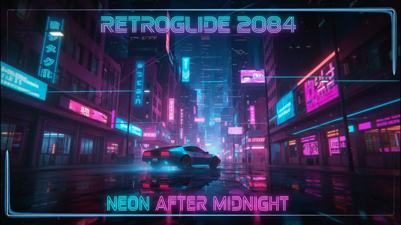 Neon After Midnight – Retrowave | Synthwave Full Album – Retroglide 2084