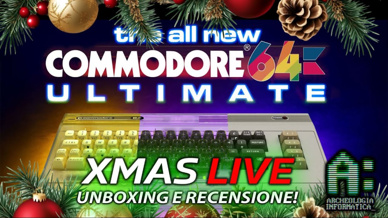 SPECIALE NATALE - UNBOXING DEL NUOVO C64 ULTIMATE
