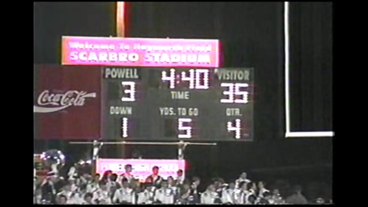 Cleveland Blue Raiders vs Powell Panthers 1994 Full Football Game