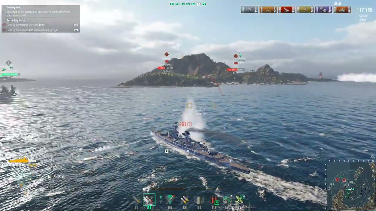 World of Warships | Killer Whale Operation | Deutschland gameplay