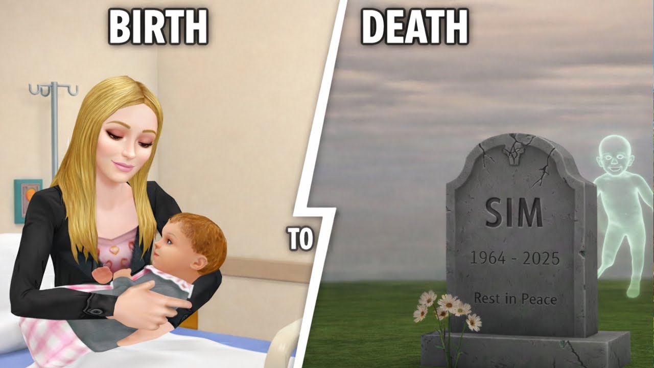 Simsfreeplay - Birth to Death Video Compilation | The Life Story of 2 Sims | The Simsfreeplay 