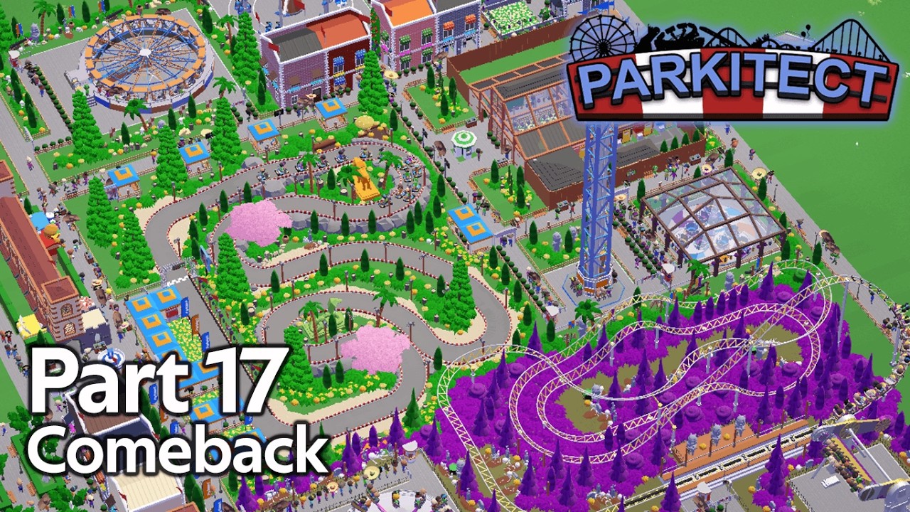 Comeback Setelah Pensi 3 Tahun - Parkitect Gameplay Indonesia Part 17