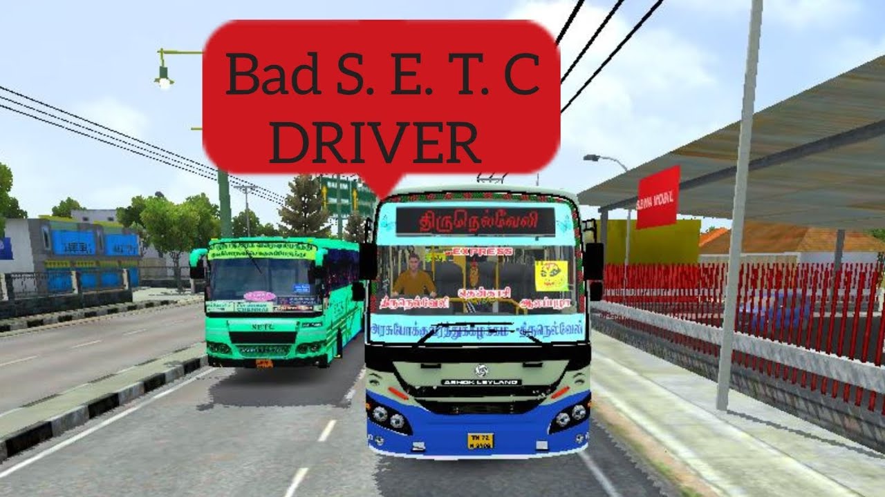 TNSTC BS6 BUS RIDE IN BUSSID REALASTIC DRIVING ❤️‍🩹