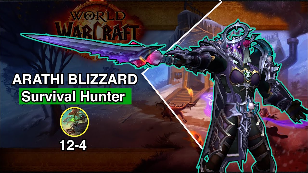 Defending the Mines - Survival Hunter  PvP  - Arathi Blizzard Brawl - Season 2