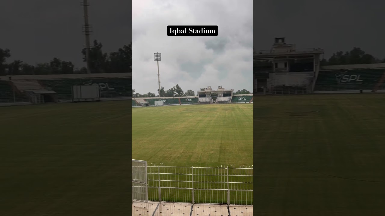 Iqbal Stadium Faisalabad #cricket #stadium  #qadafistadium #pakistancricket #championtrophy2025