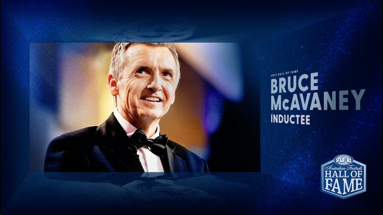Bruce McAvaney inducted into Australian Football Hall of Fame