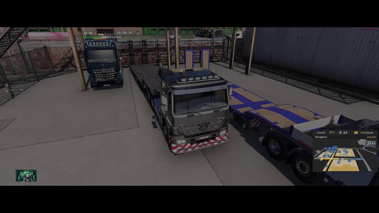 Euro Truck simulator 2 live stream truckersmp with friends