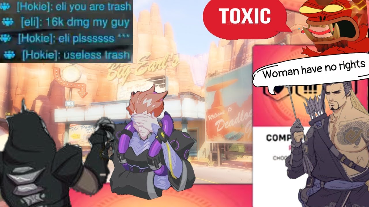 EXTREMELY IGNORANT DPS Vs Moria ONE TRICK (Overwatch 2 Toxic Moments)
