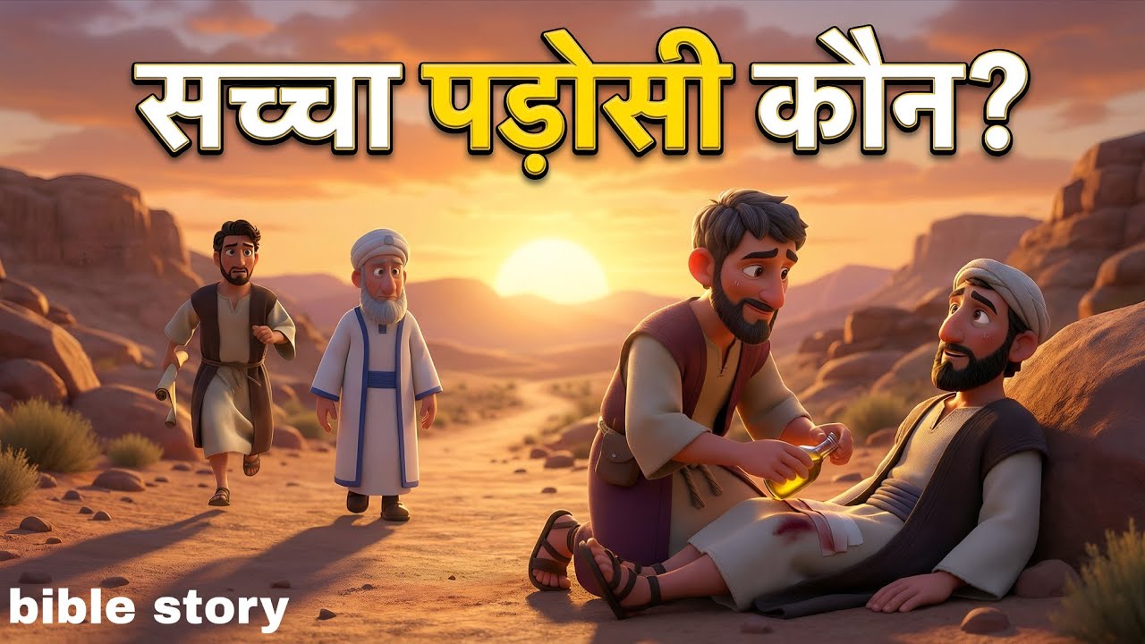  सच्चा पड़ोसी कौन? | The Good Samaritan Story in Hindi #biblestory 