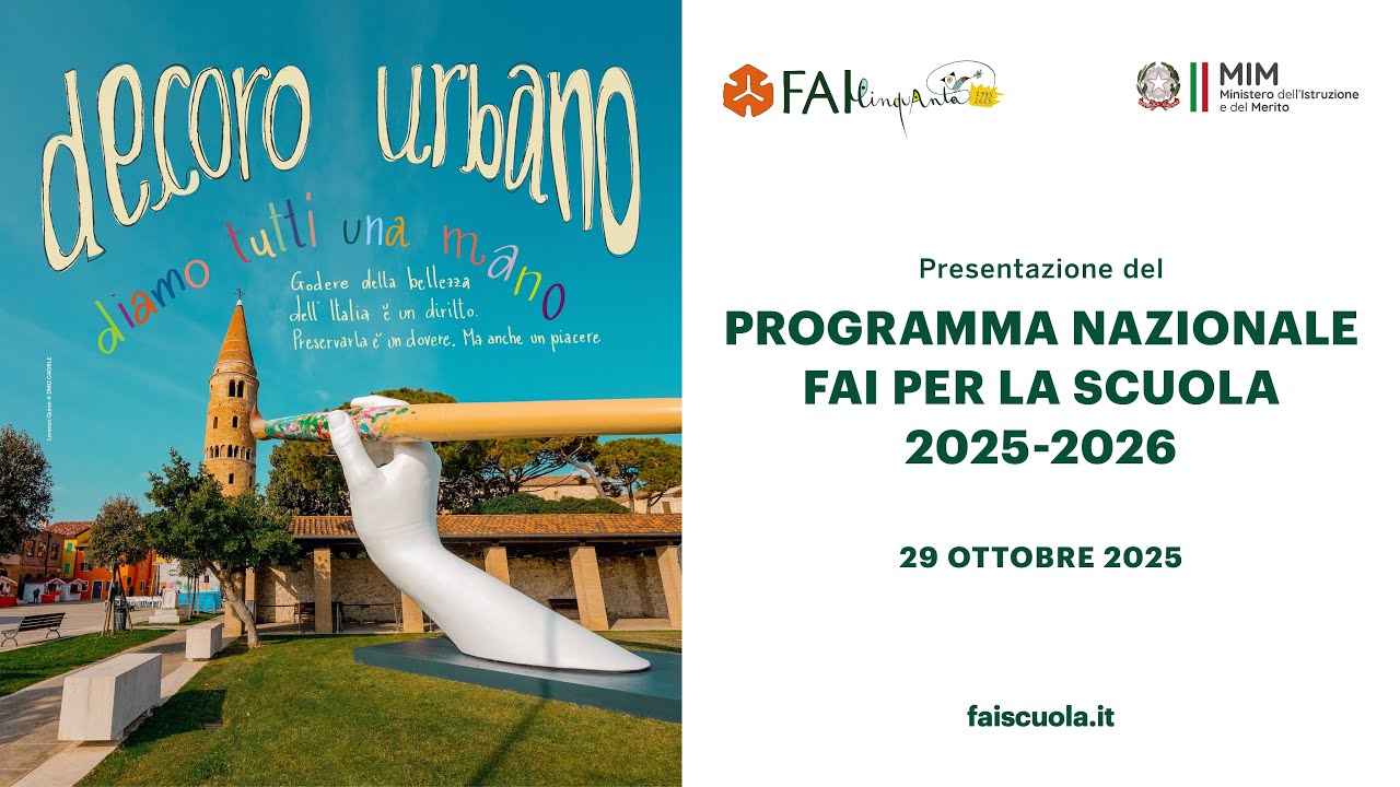 Presentazione del programma nazionale FAI per la scuola 2025-2026