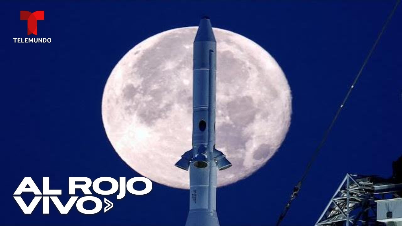 Lanzamiento a la luna de la Misión CAPSTONE | Al Rojo Vivo | Telemundo