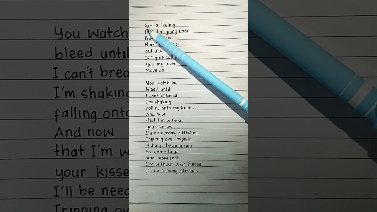 Let's sing and learn English : Stitches #shorts