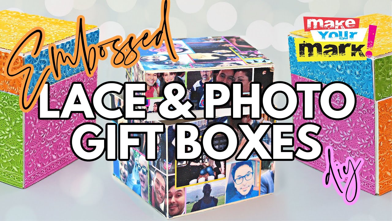 Embossed Lace & Photo Box DIY