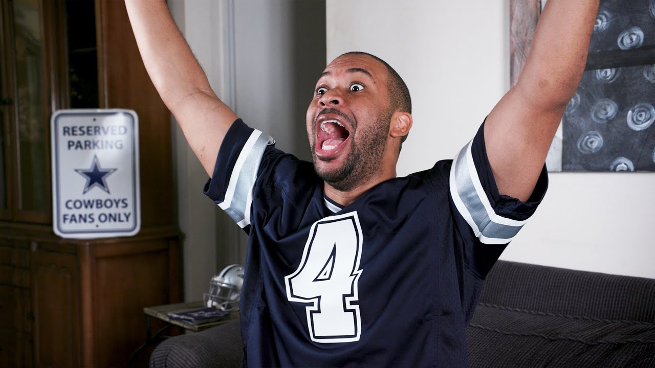 Cowboys Fans During the Rams Game