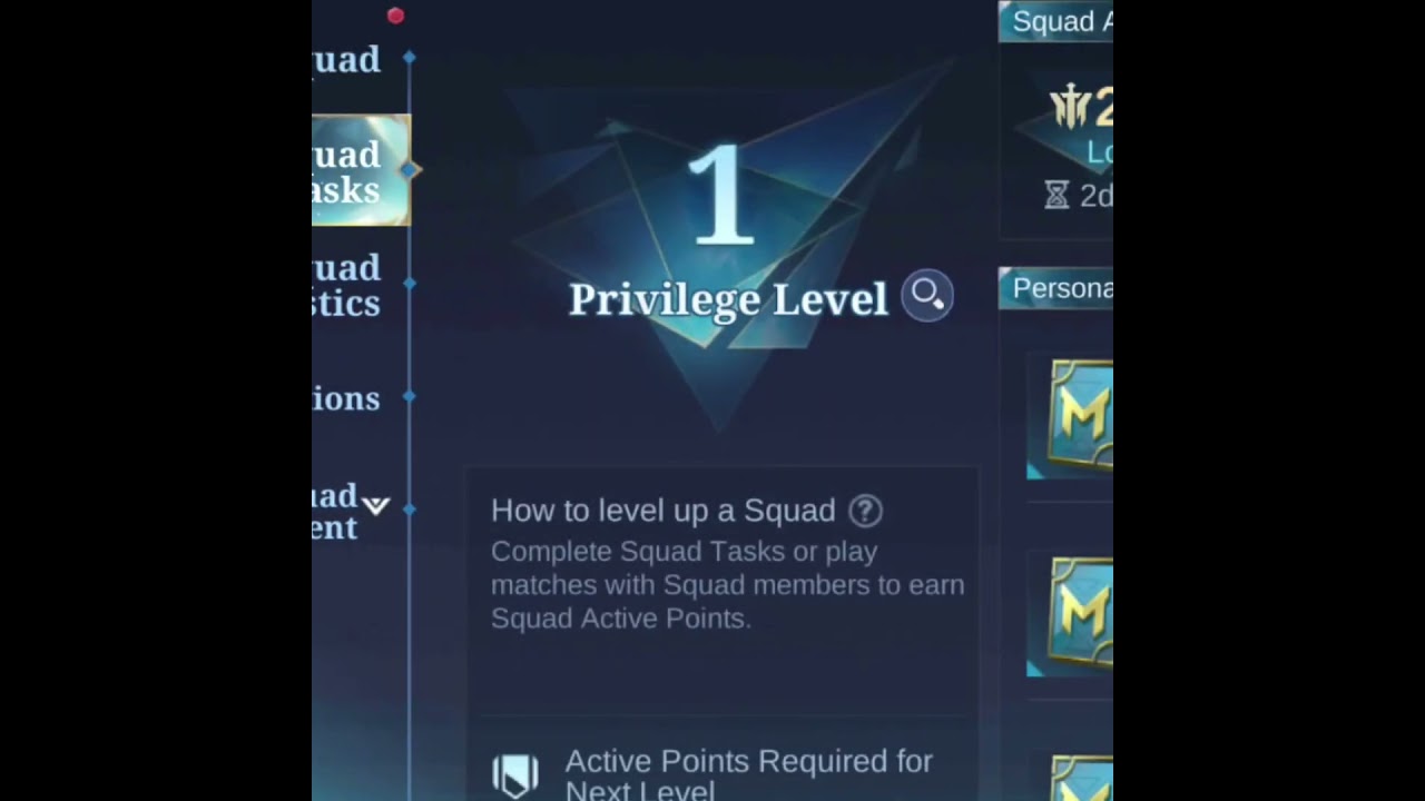 How to see your squad prefix inside the game