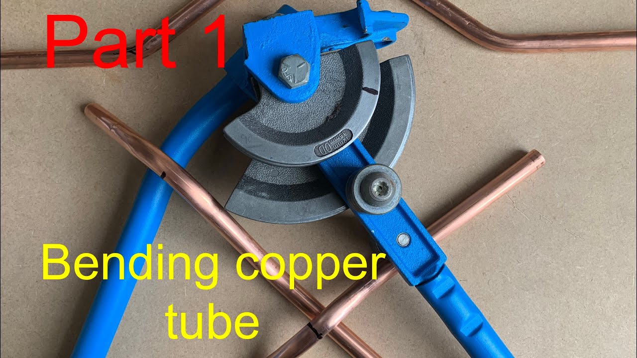 HOW TO BEND COPPER PIPE  part 1 tutorial on how to bend copper tube 90 degree using a pipe bender.