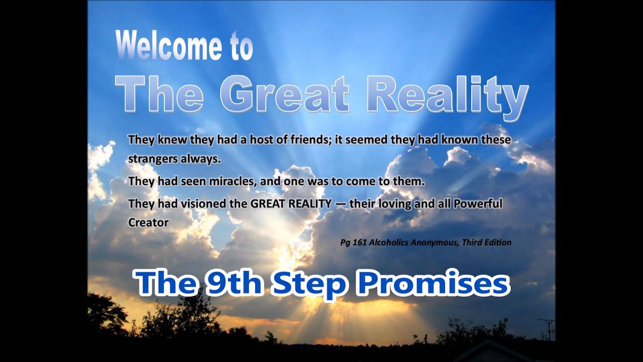 The 9th Step Promises