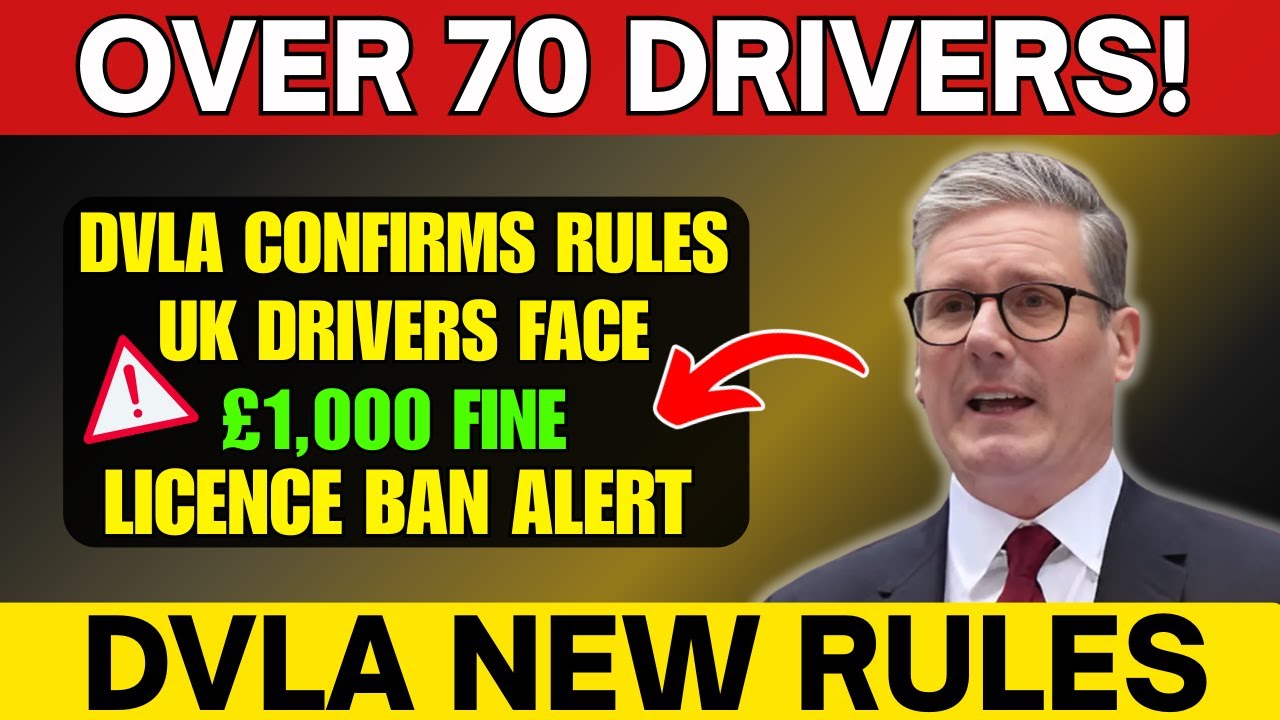 DVLA 2025 Warning for UK Drivers Over 70: Renew Your Licence Now to Avoid &pound;1,000 Fine