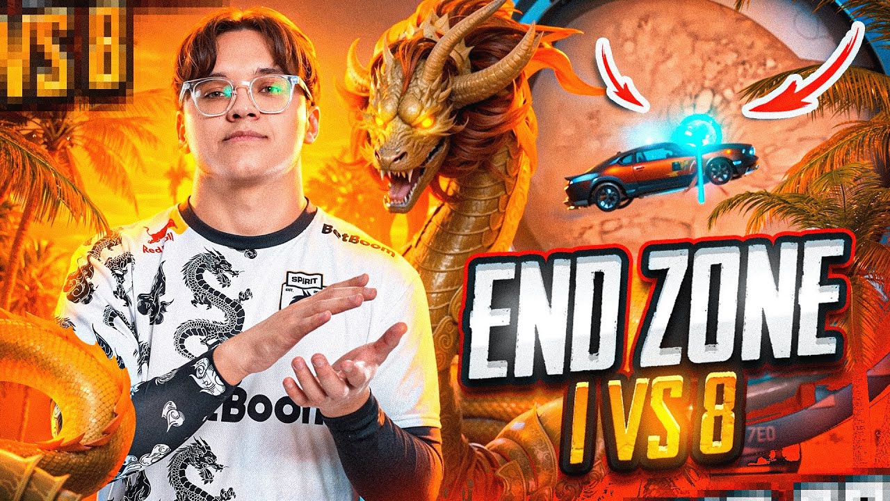 1vs8 IN THE LAST ZONE ❤️ KNOWME PUBG MOBILE