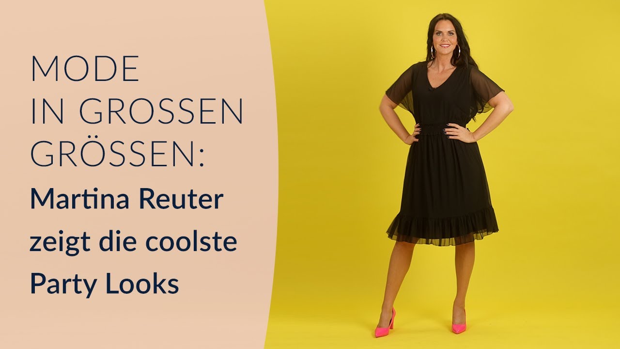 Mode in großen Größen: Martina Reuter zeigt die coolste Party Looks