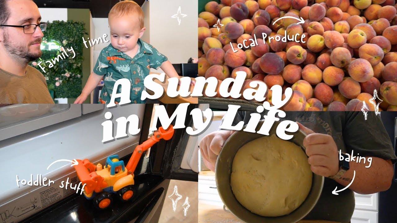 Sunday Vlog | Grocery Shopping, Baking Sourdough Bread, & Family Time