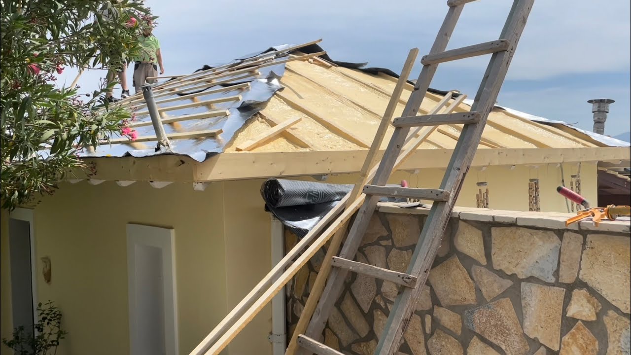 Main villa - new insulated roof 2023