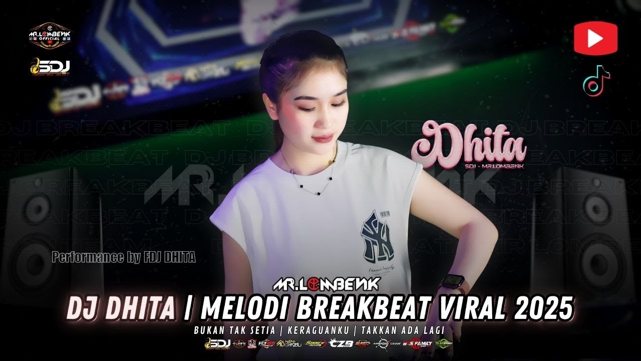 DJ BREAKBEAT MELODY VIRAL 2025 | BUKAN TAK SETIA | KERAGUANKU | TAKKAN ADA LAGI