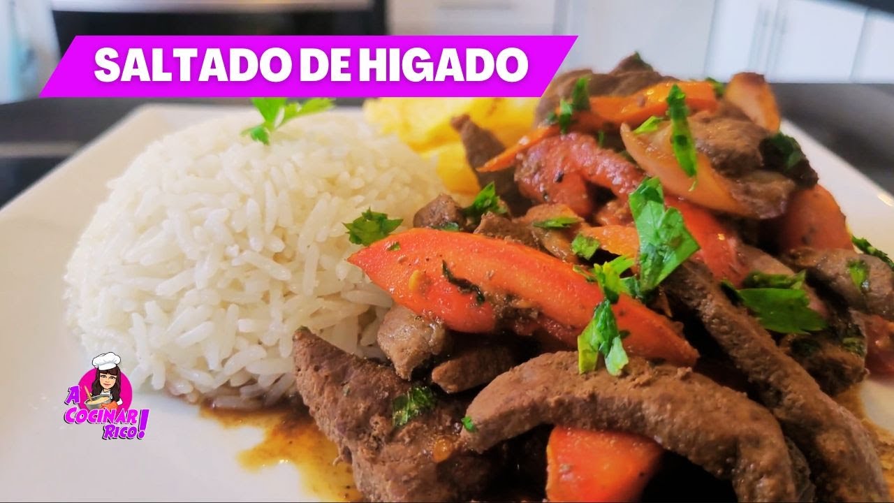 Receta Recomendada SALTADO DE HÍGADO | Buenazo!!!!
