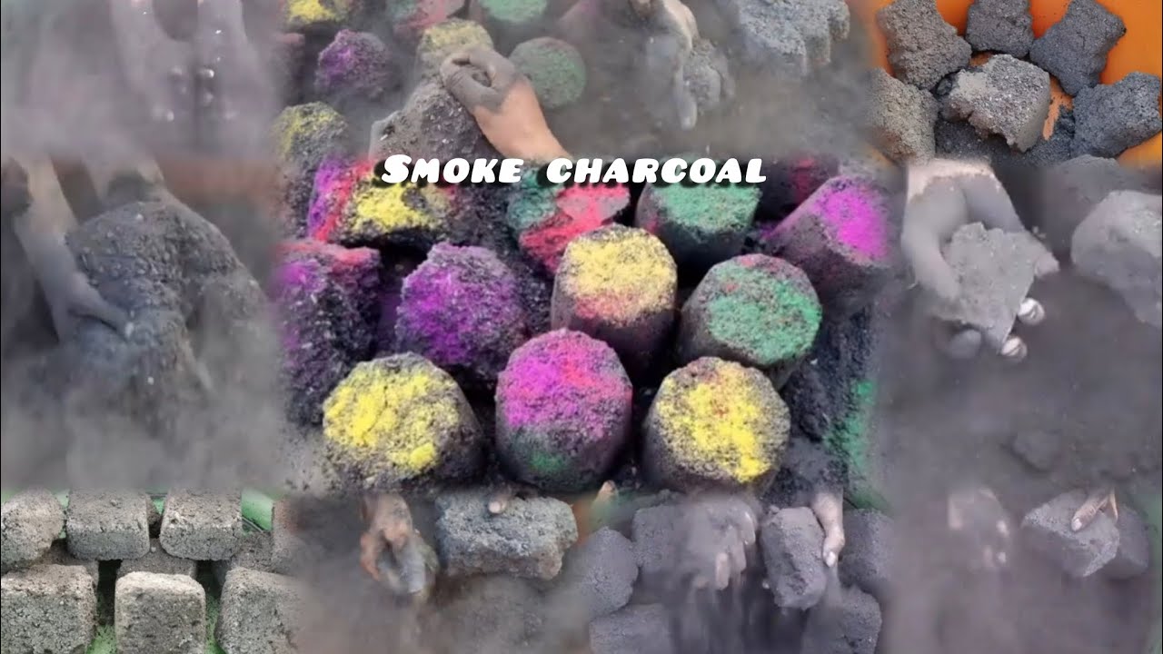 Extremely dusty 😷 black 🖤 charcoal dry crumbling  relaxing video 💆🏻||Queen Editx 