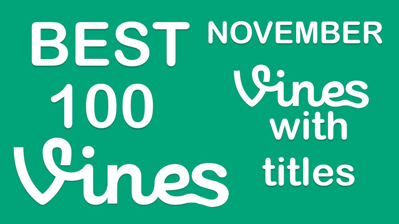 BEST VINE COMPILATION 2013|| NOVEMBER || 100 VINES WITH TITEL