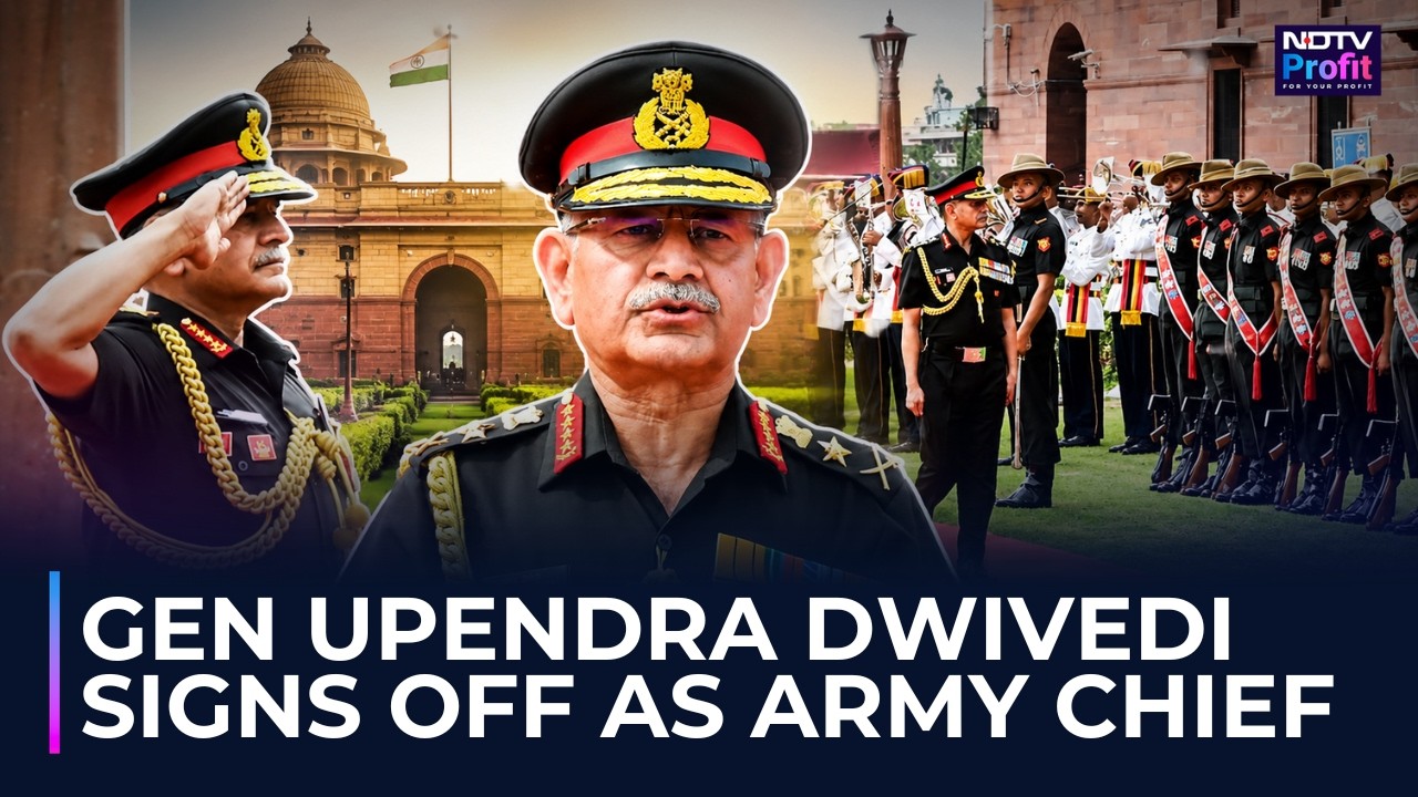 Watch: Outgoing Chief Of Army Staff Upendra Dwivedi's Farewell Ceremony