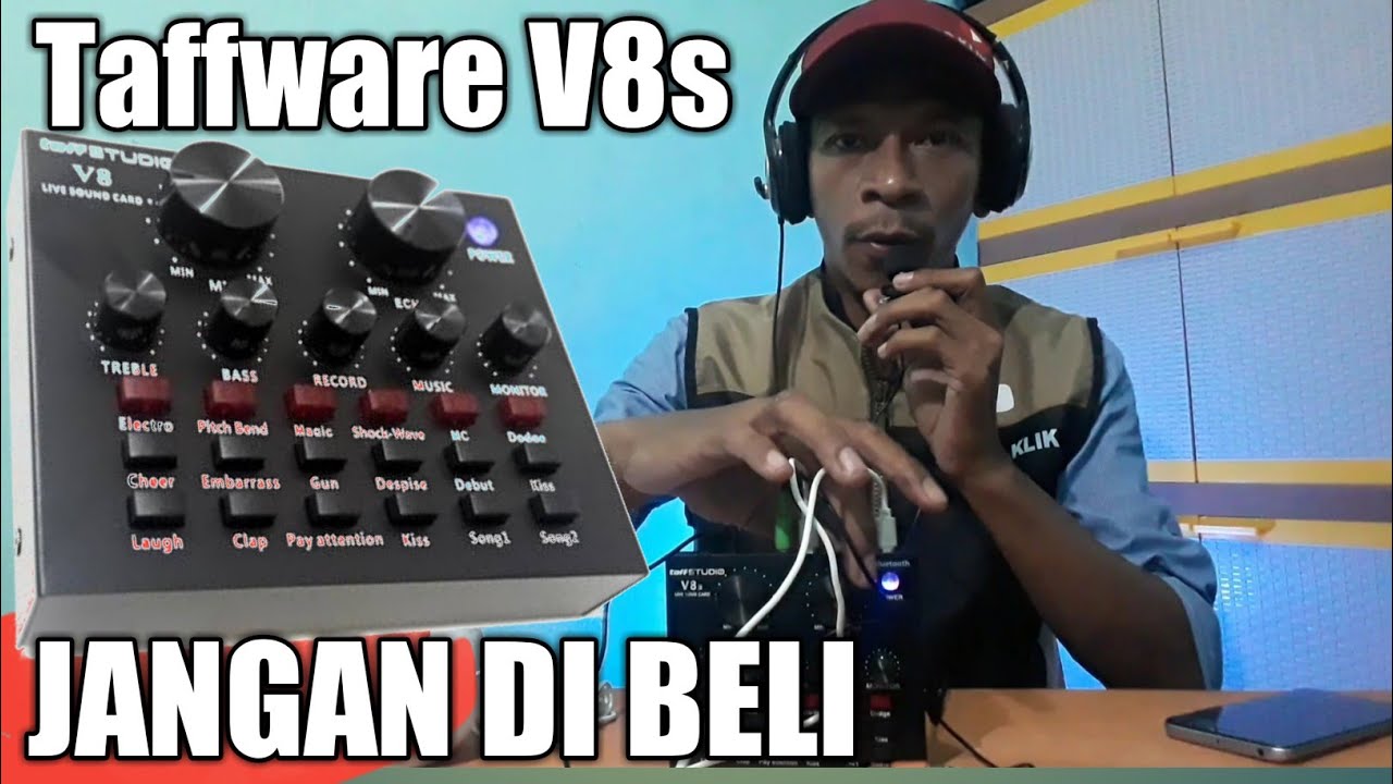 review and setting taffware v8s / taffstudio v8