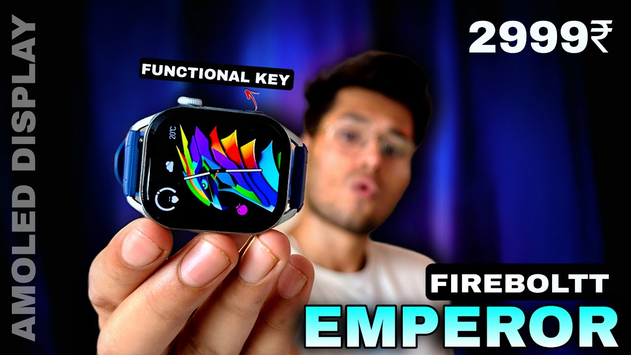 Fire Boltt Emperor Smartwatch - Best Smartwatch under 3000 ⚡️Biggest Amoled Display under 3k