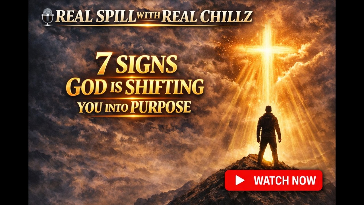 Real Spill With Real Chillz 7 Signs God Is Shifting You Into Purpose