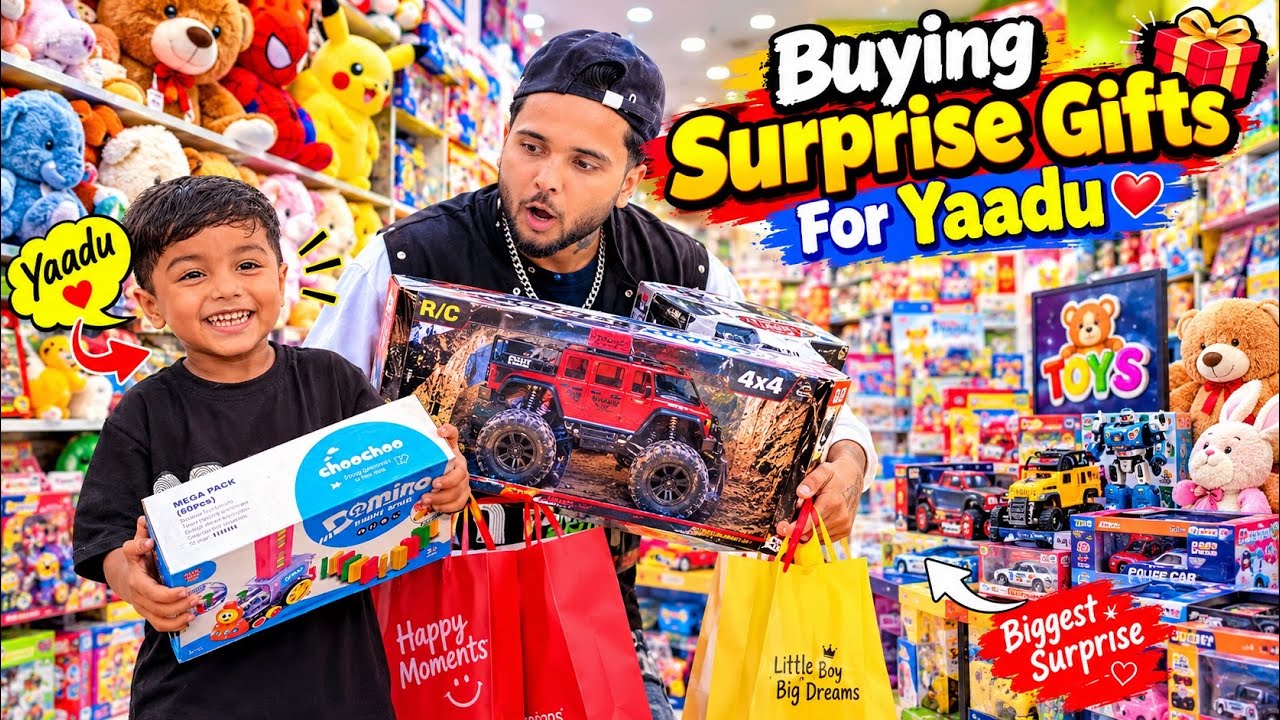 BUYING SURPRISE GIFTS FOR YAADU🎁😱 || OMG * GIFTS Hii GIFTS * OFFICIAL RAHUL