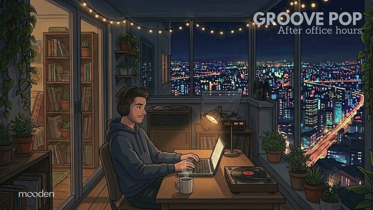 Night Groove Pop – Chill Music After Office Hours (Lofi without Vocal 1 Hours) vol.4