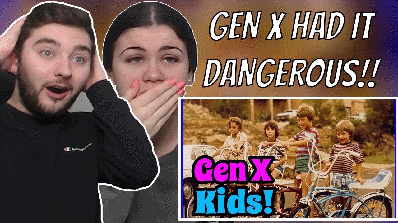 British Couple Reacts to The Dangers Gen X Faced In America!
