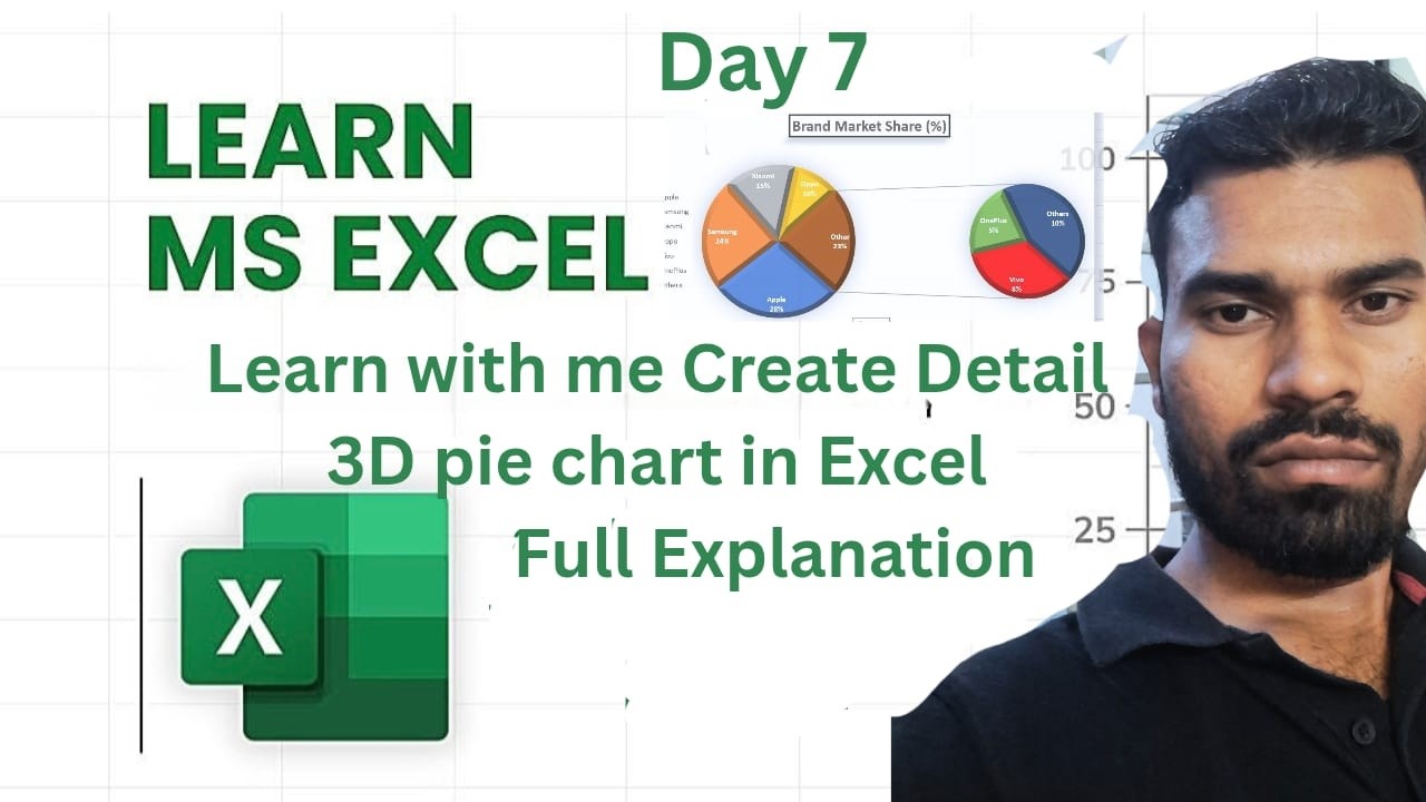 Learn With Me: Create a Detailed 3D Pie Chart in Excel