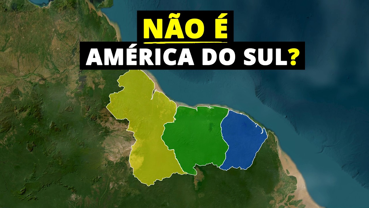 Por que o Suriname e as Guianas Não São Sul-Americanas?
