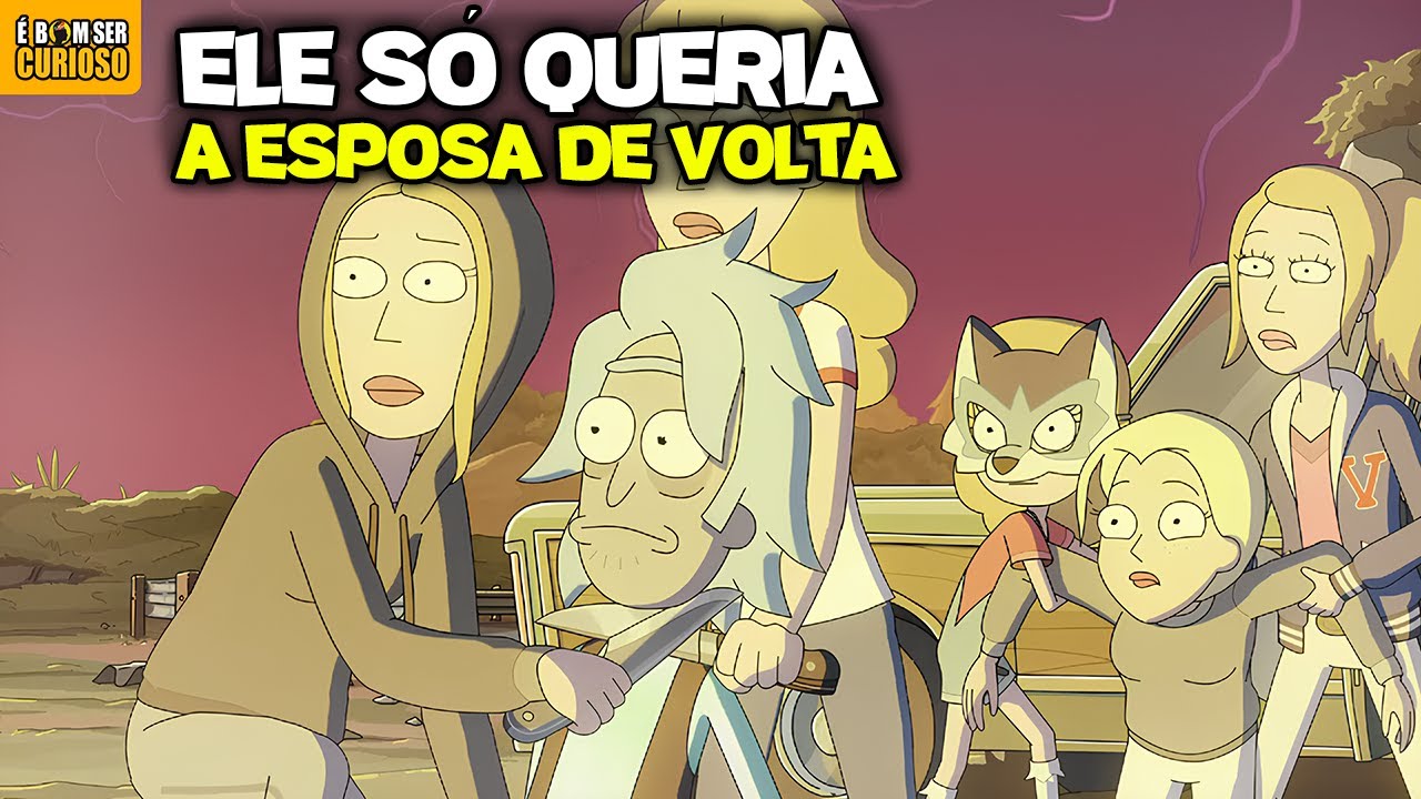 A ESPOSA DO RICK VOLTOU MAS NÃO DA FORMA QUE VOCÊ QUERIA - Review- Rick and Morty - T 8 - Ep 10
